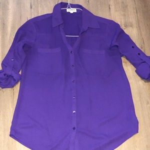 Purple Express Portofino button down